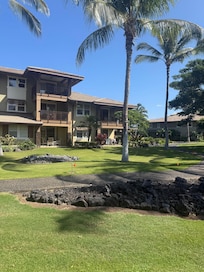 View of condo from the road
