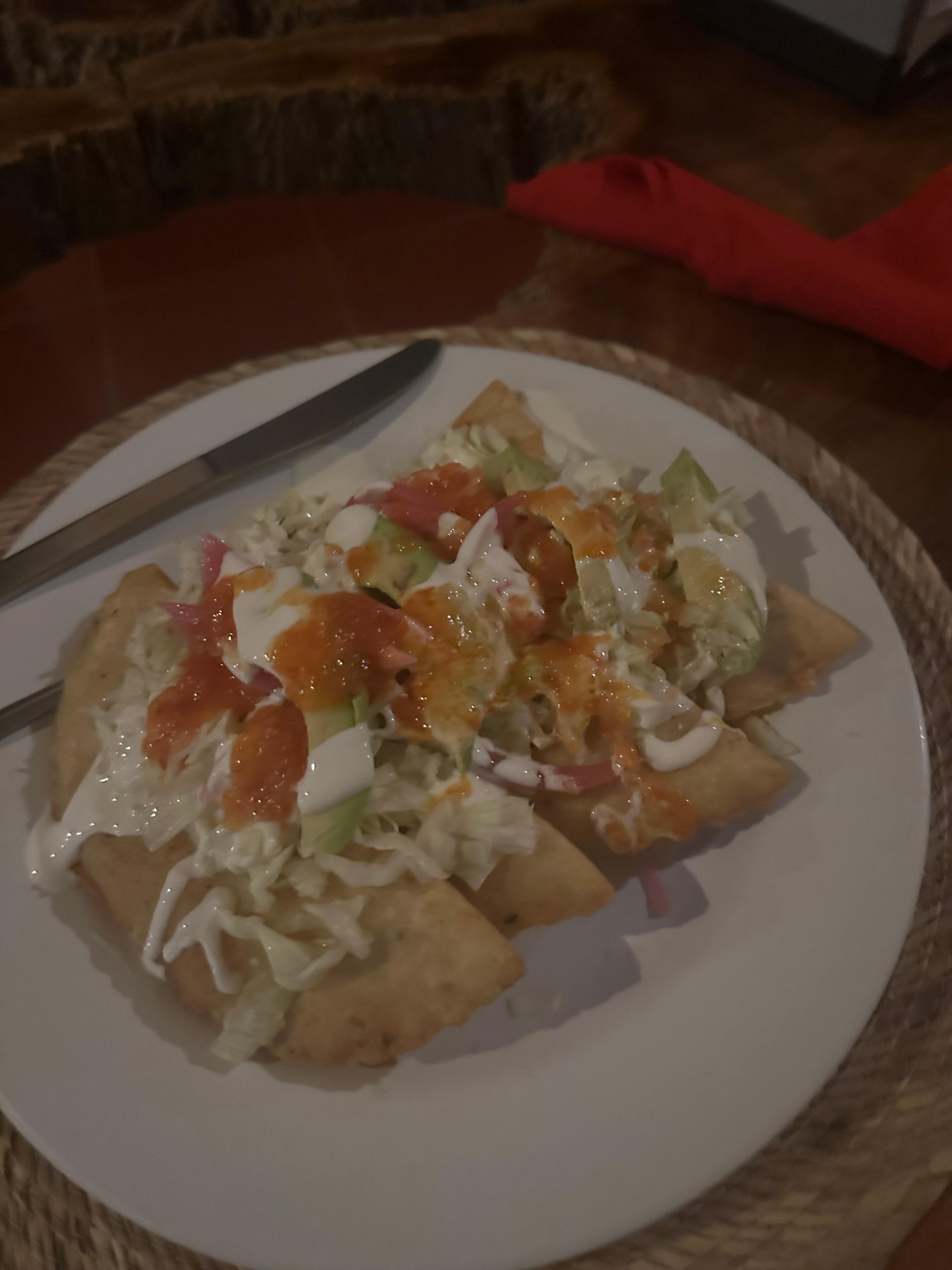 I was the only guest. They got the chef to come in from home and cook my dinner.