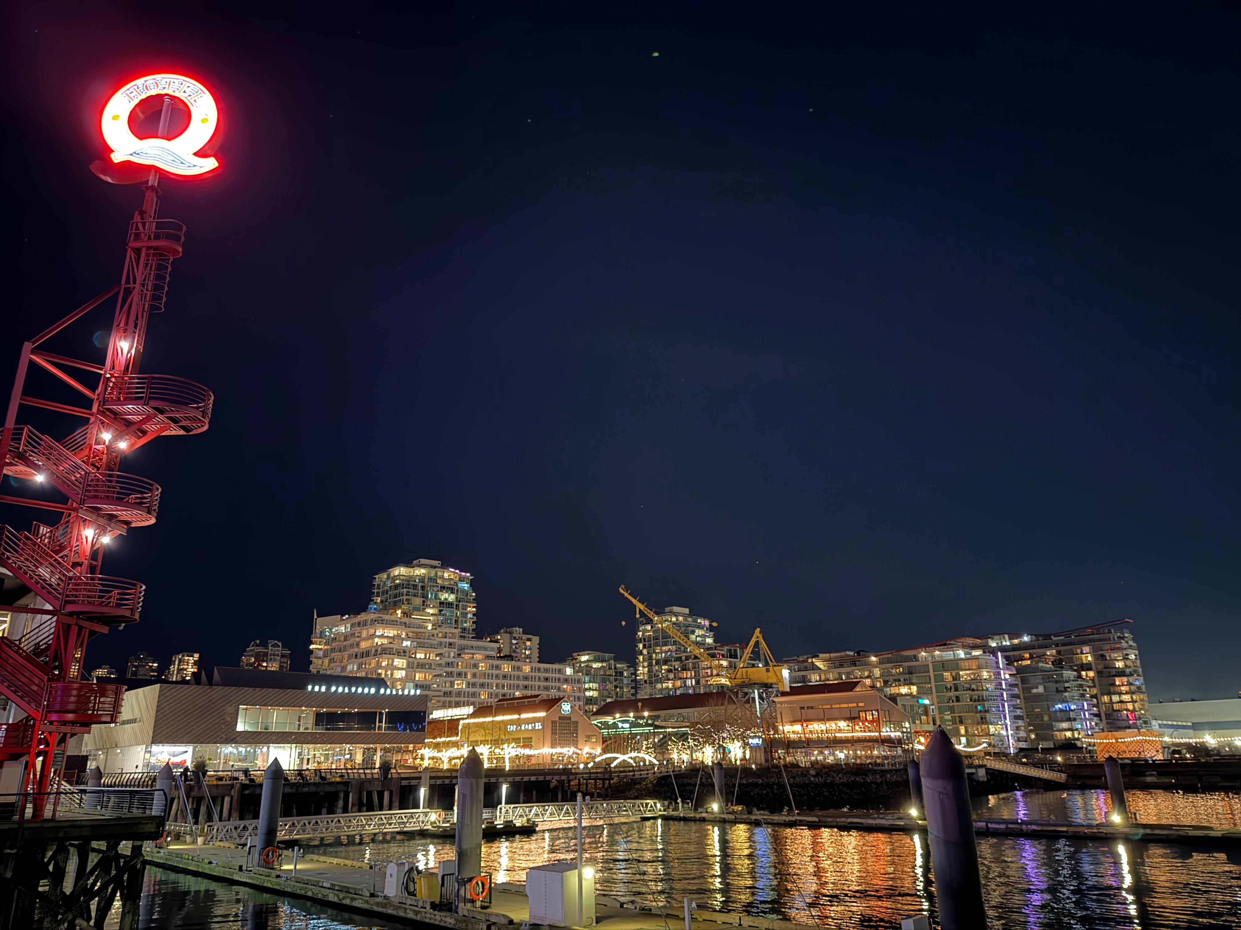 View back towards the hotel & surrounding attractions 
