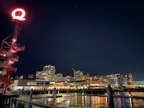 View back towards the hotel & surrounding attractions