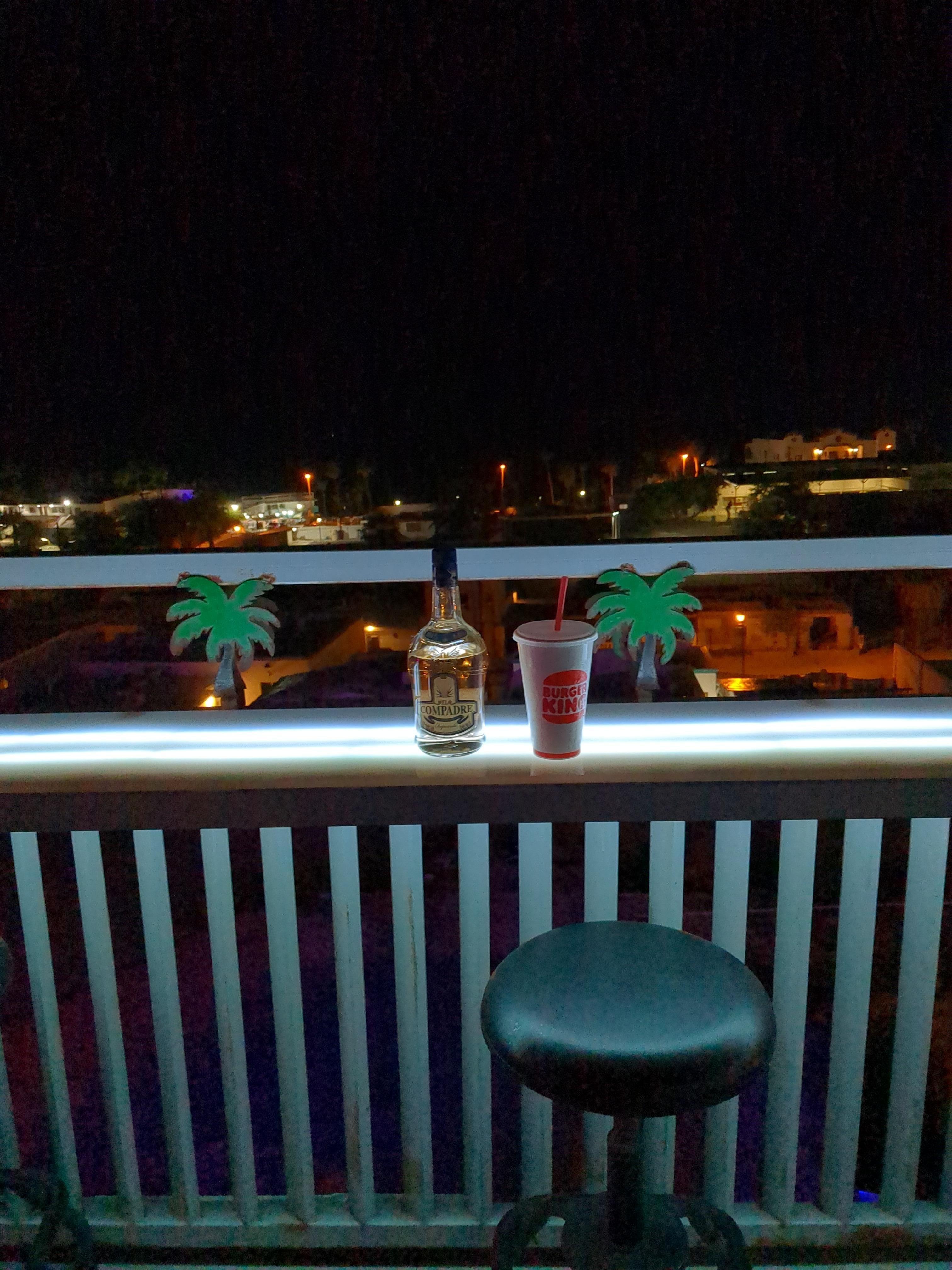 Ocean view from top deck