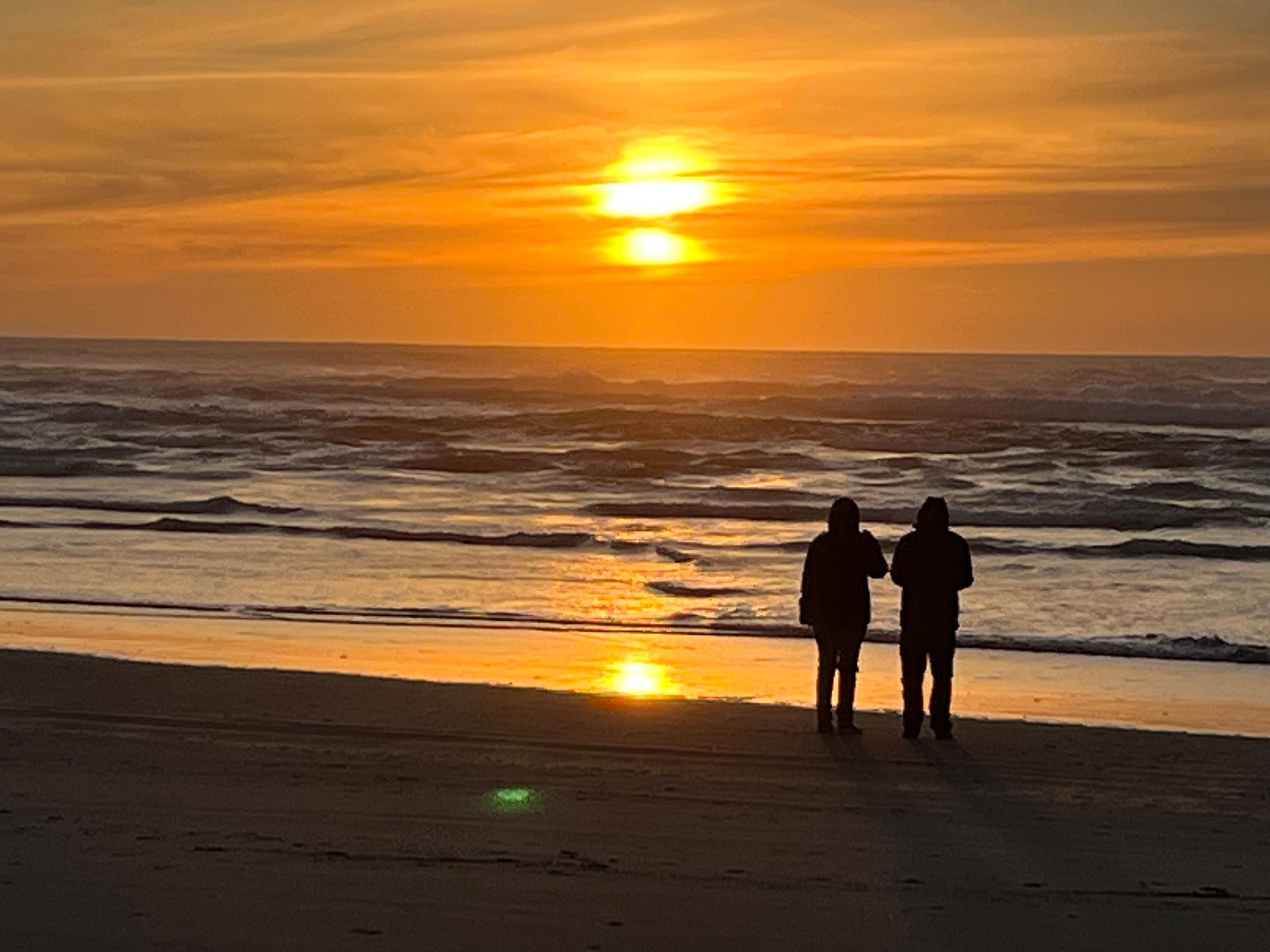 Sunset from the balcony.  