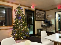 Festive holiday decorations.