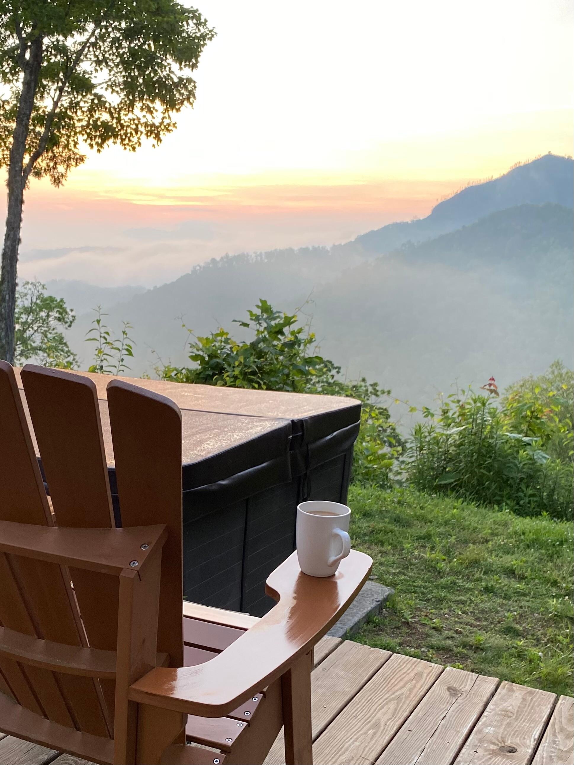 Sunrise coffee!! The best!