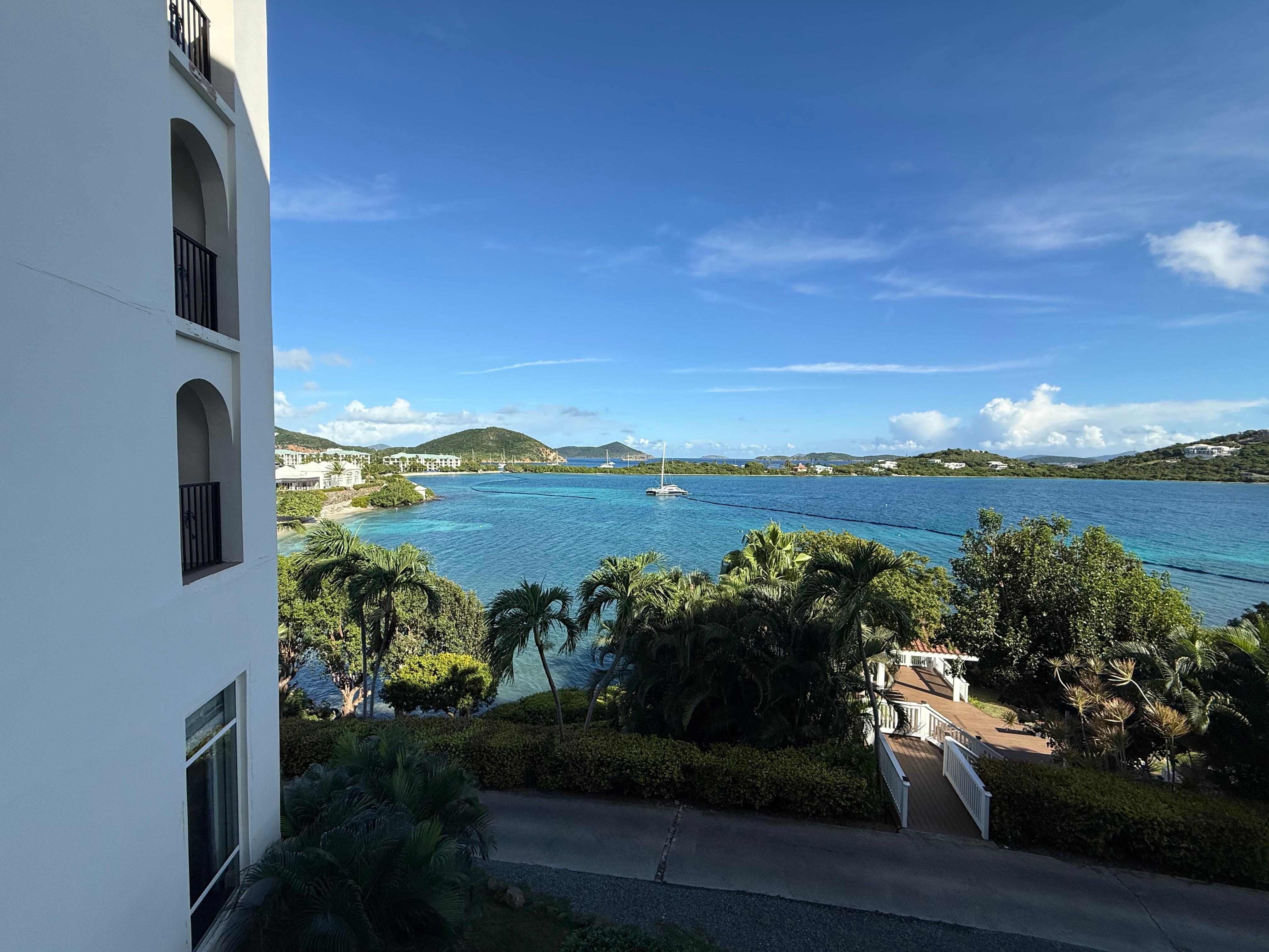 View from our balcony