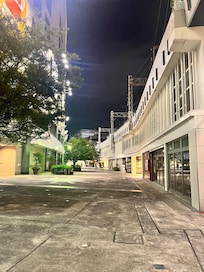 Late night walk back to hotel. This is the strip where the hotel is located. Literally on the way to Namba Station you pass by restaurants and shopping. Easily hop on train or subway to access parts of the city.