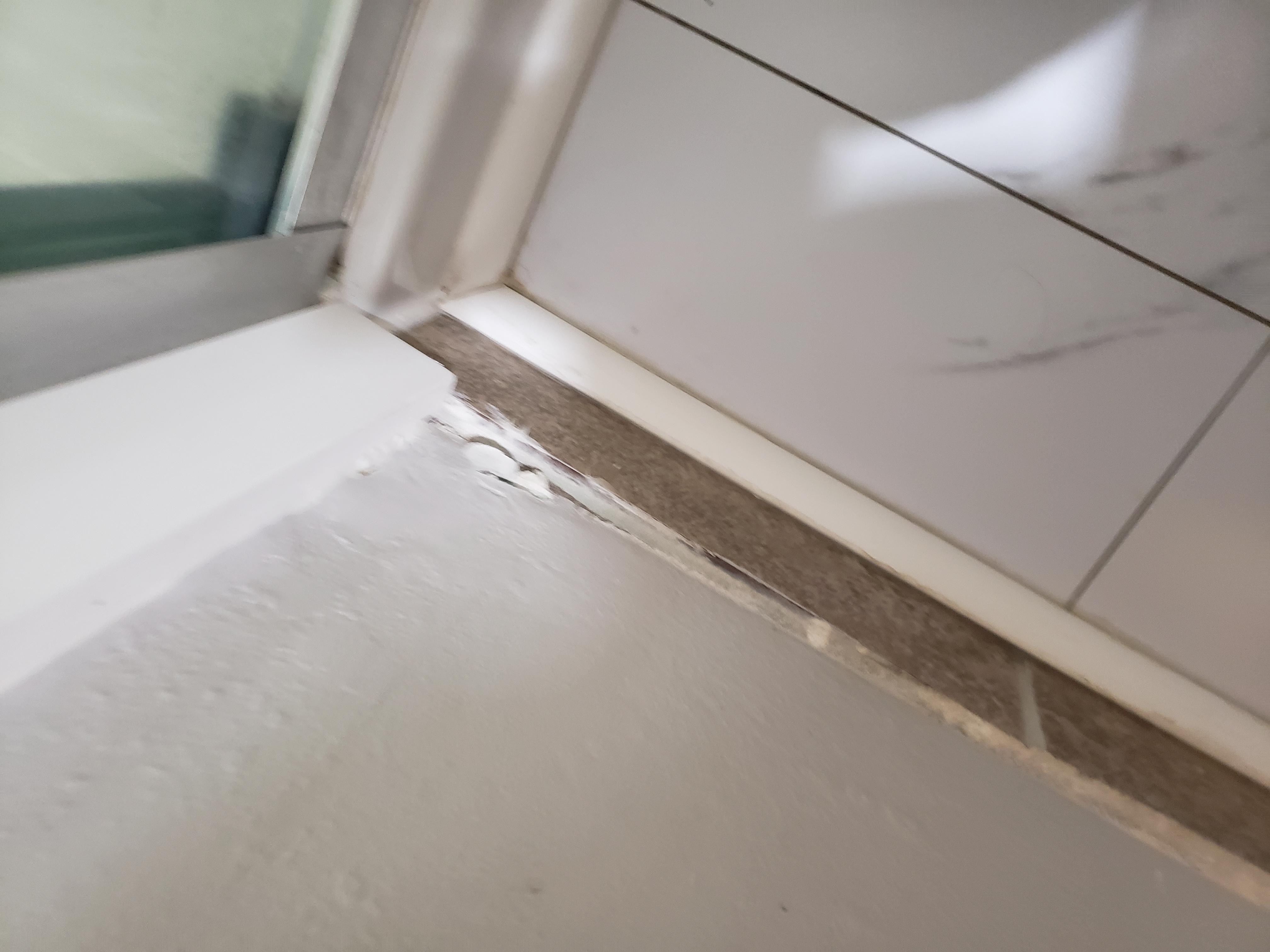 Bad tile work