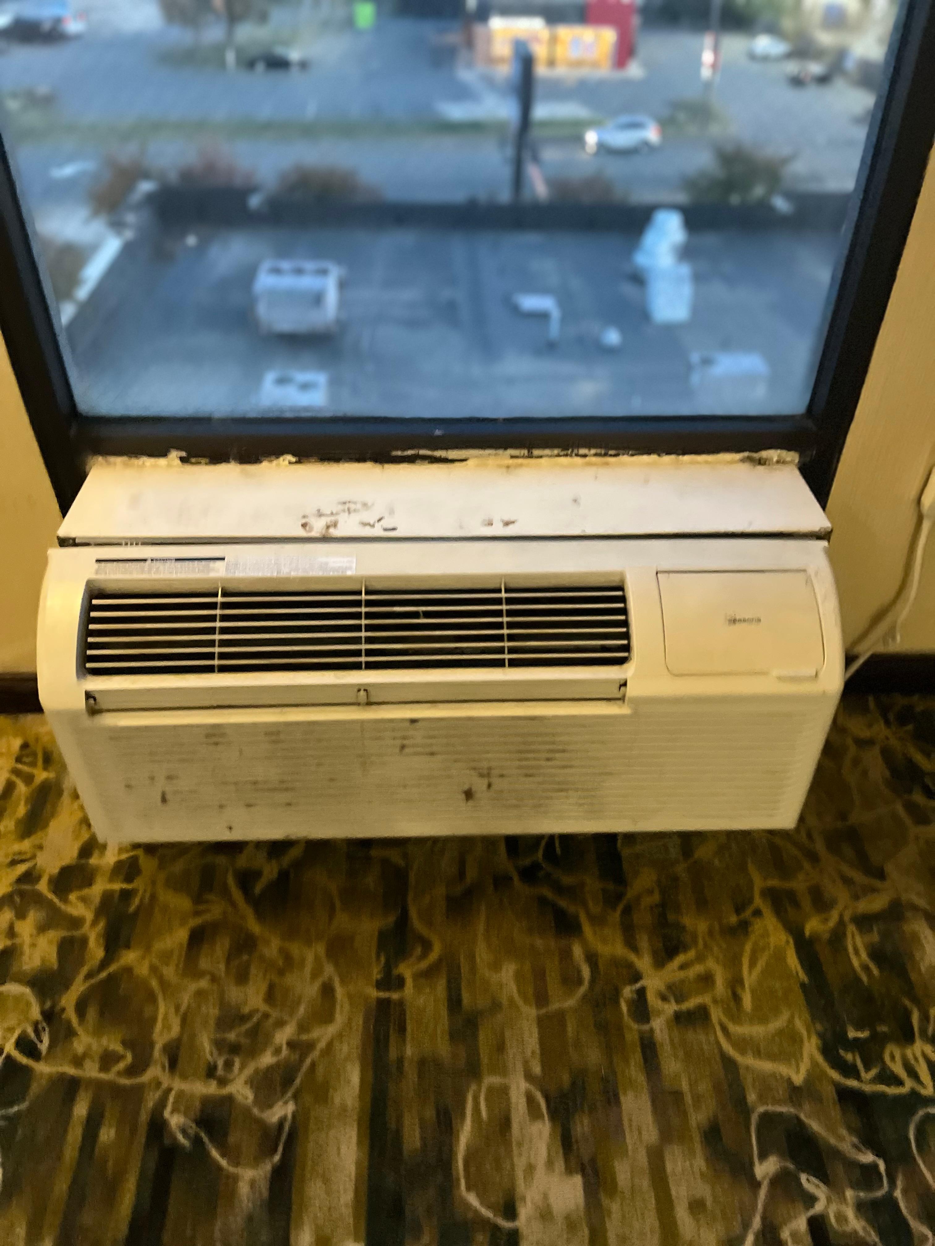 Moldy and dirty AC/heat units.