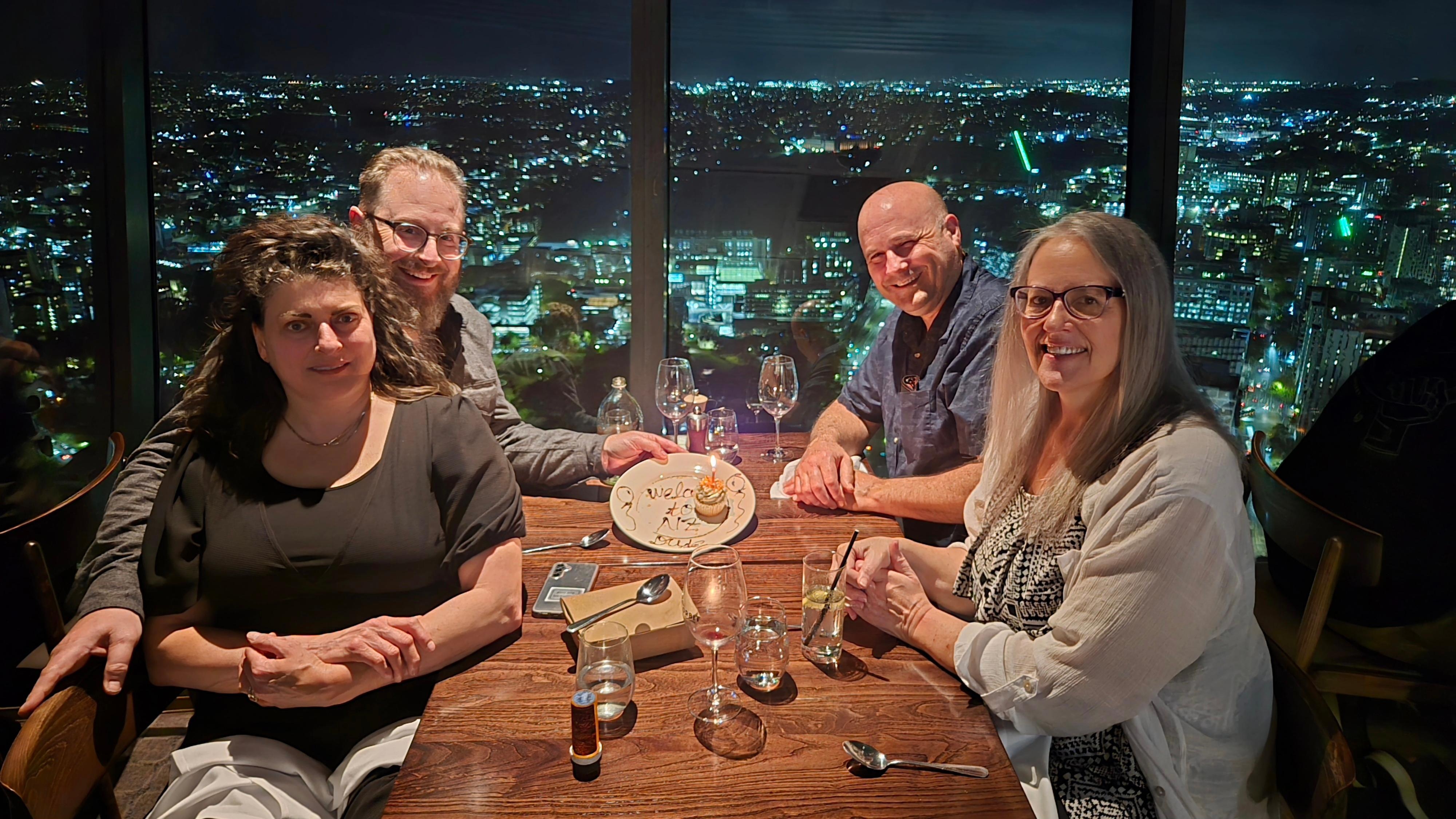 Dinner at Orbit 360 was amazing.  