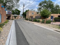 view up Ledoux St towards casita