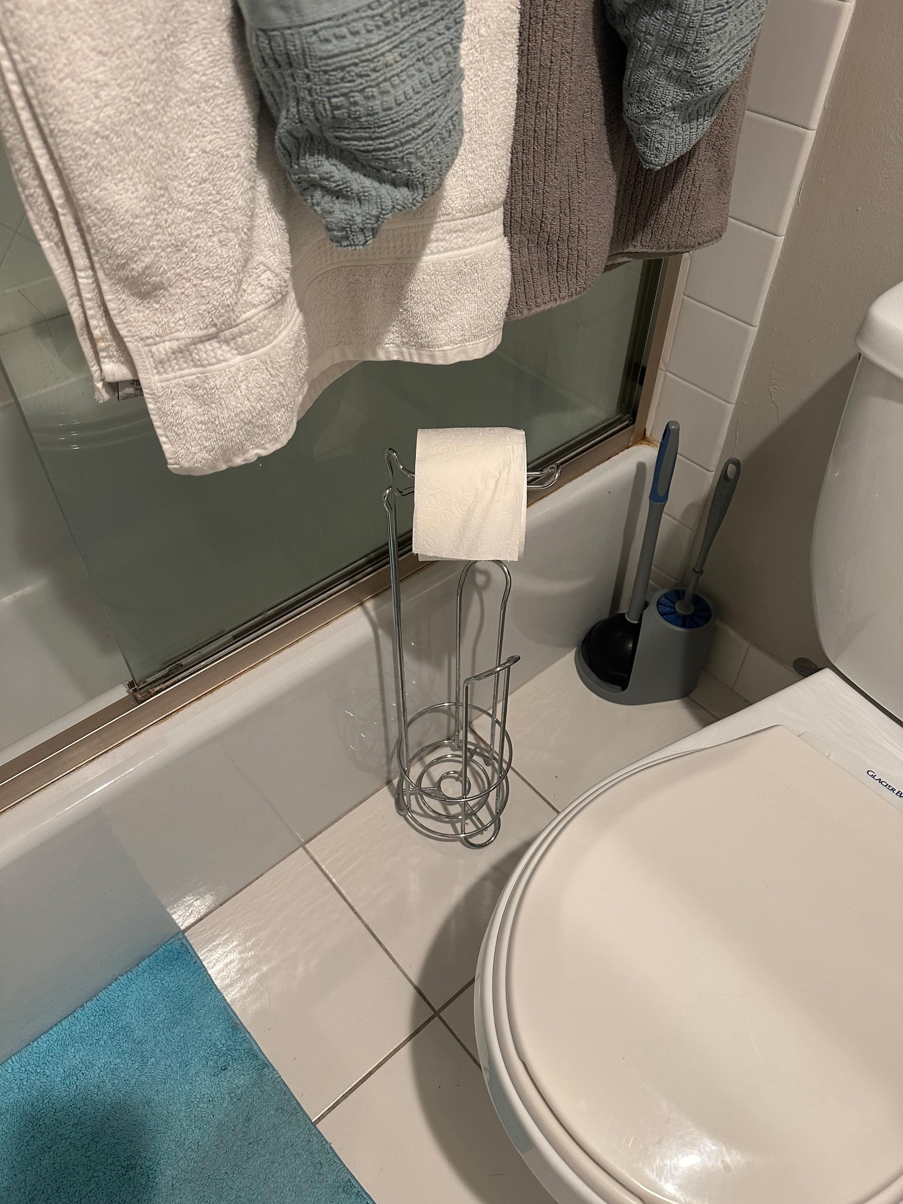 Bathroom not cleaned and stocked