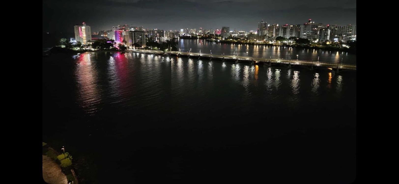 You get an Oceanside view and a view of the bay and the city at night