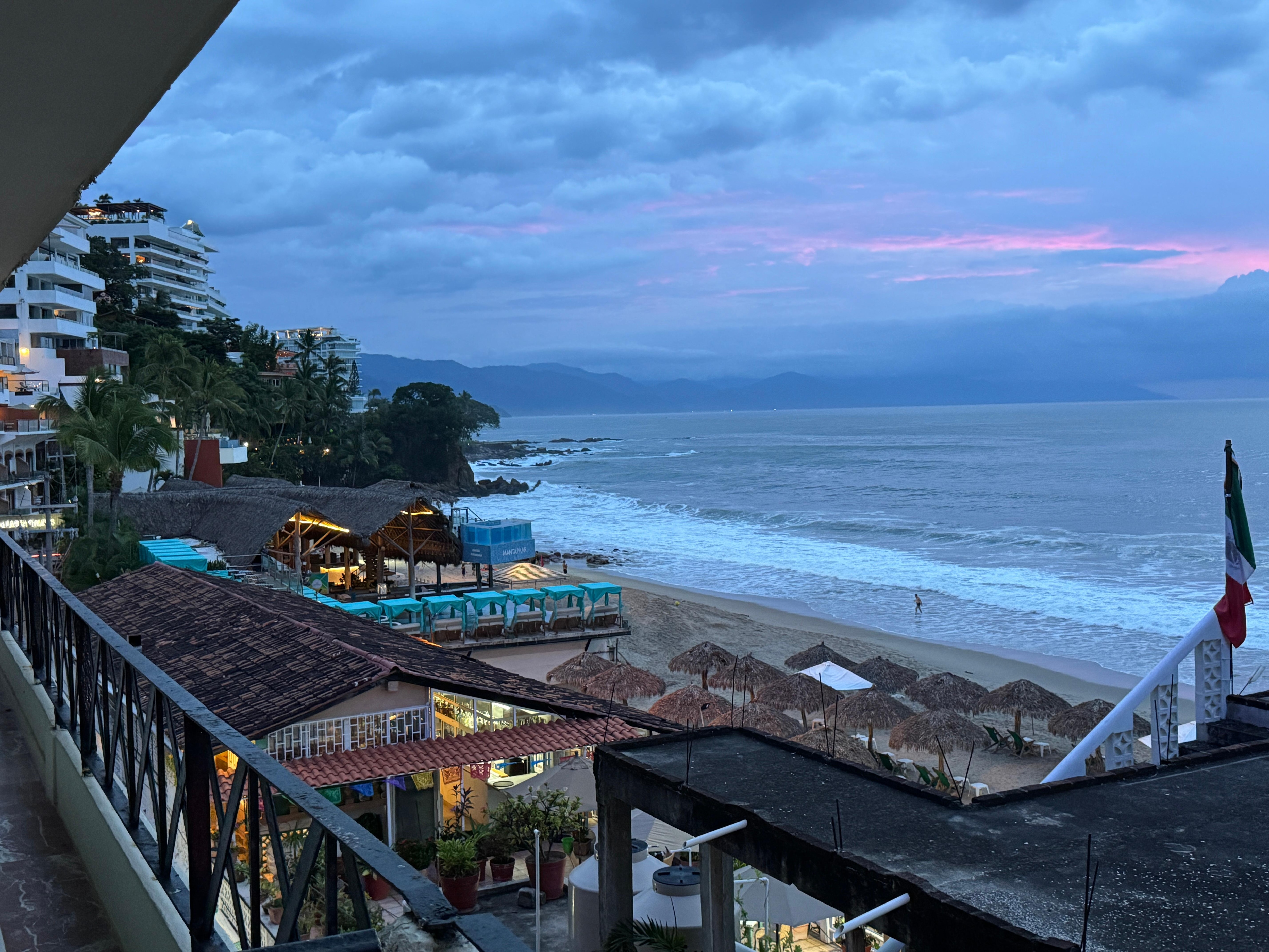 Room balcony view (left)