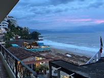 Room balcony view (left)