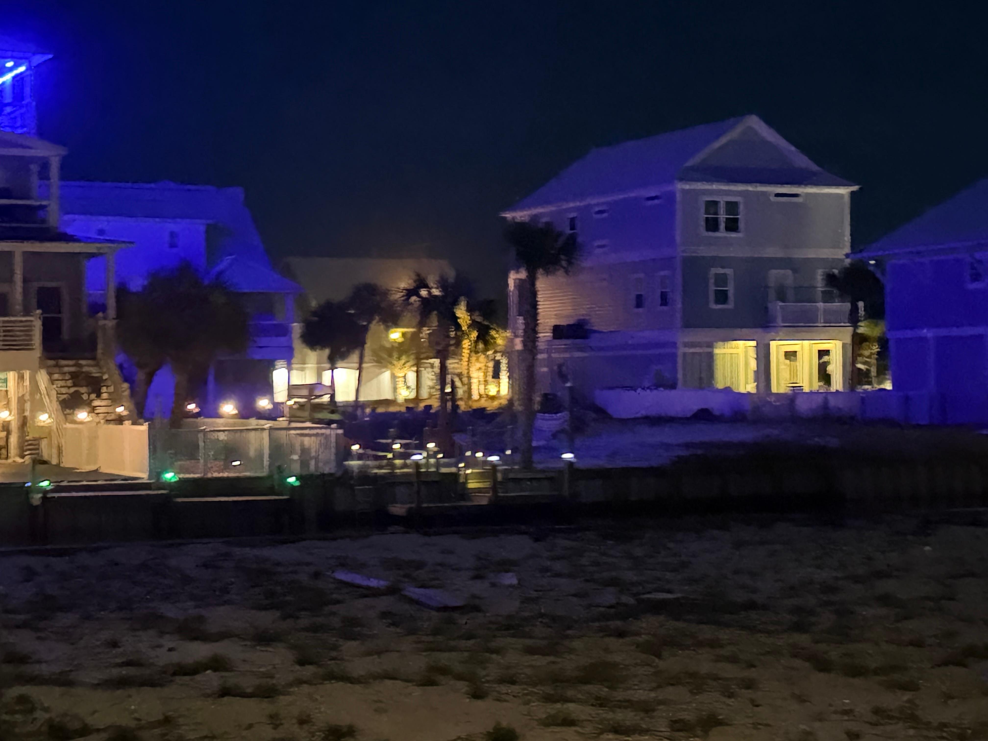 Our beautiful night view to north