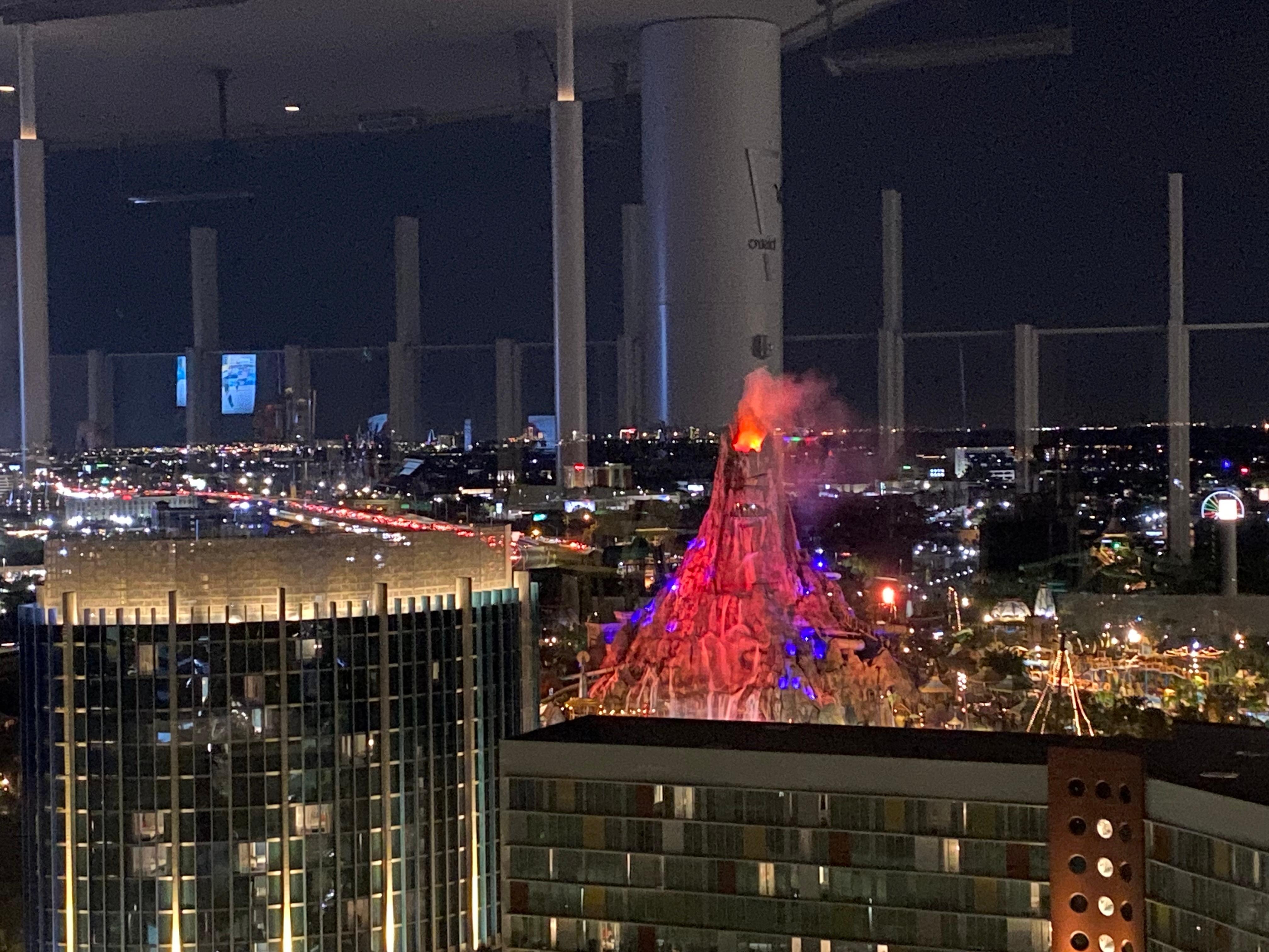 View from the rooftop bar.