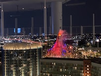 View from the rooftop bar.