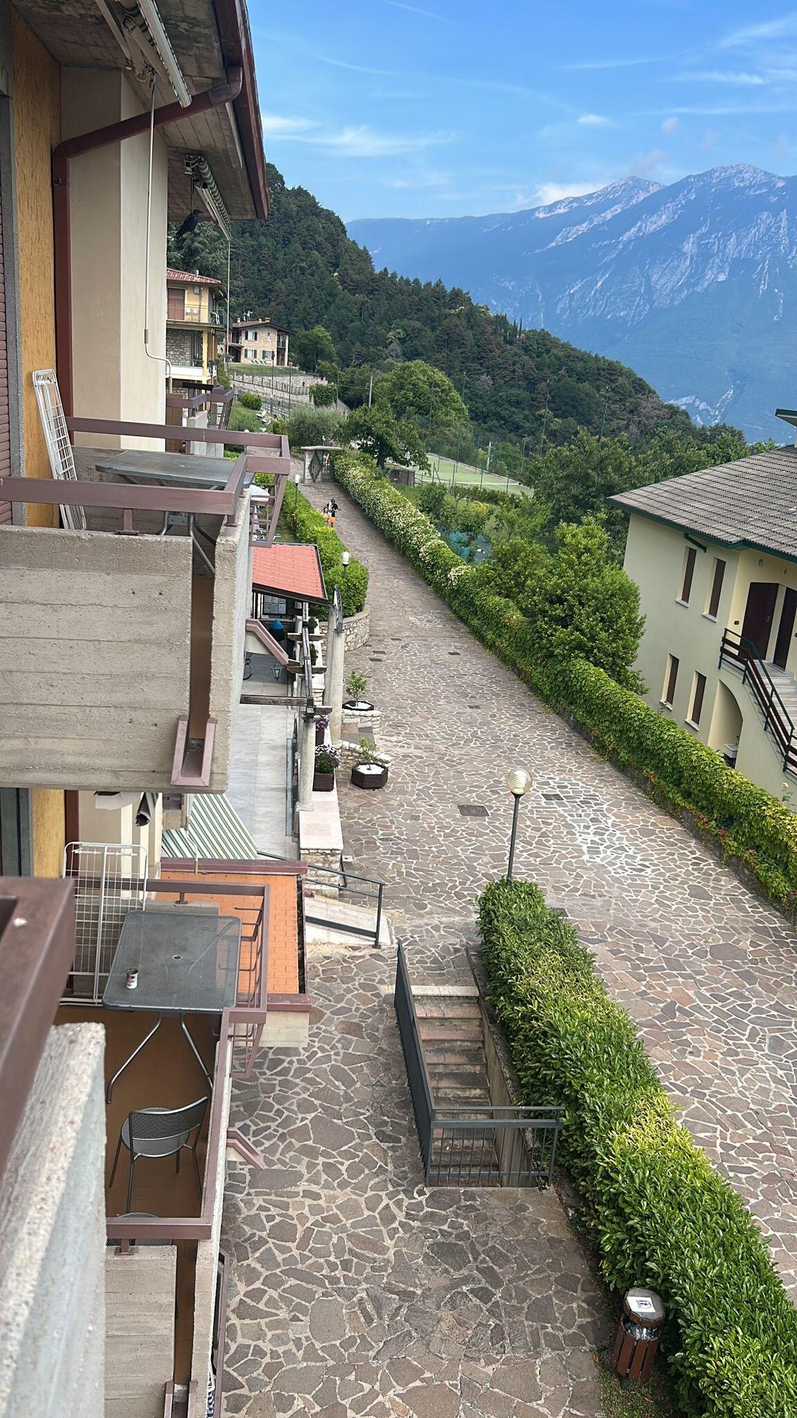Blick vom Balkon