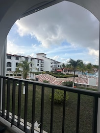 View from balcony