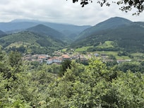 Vue sur la vallée de la maison