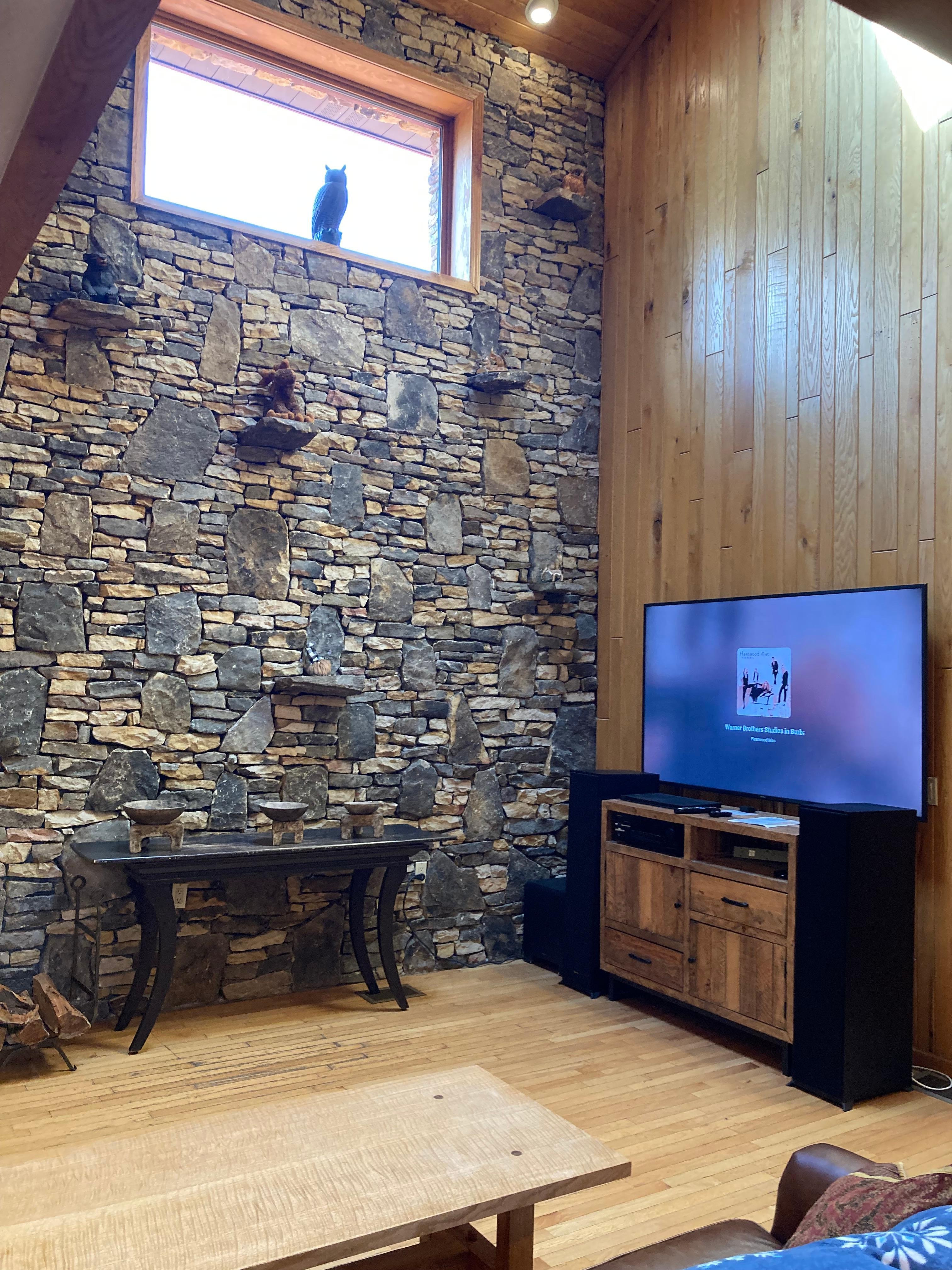 Lower living room, again great natural light all day! 