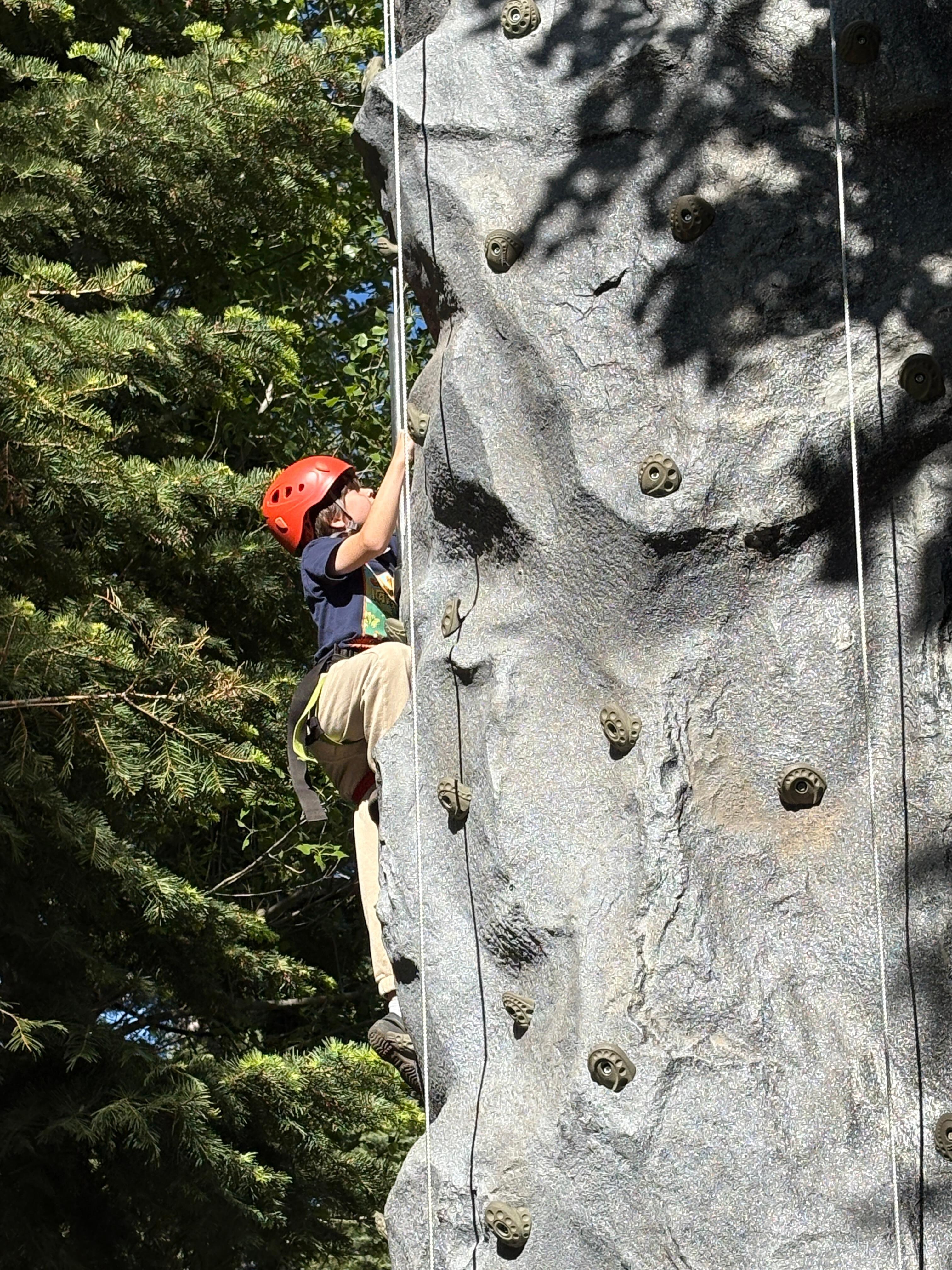 rock climbing for kids