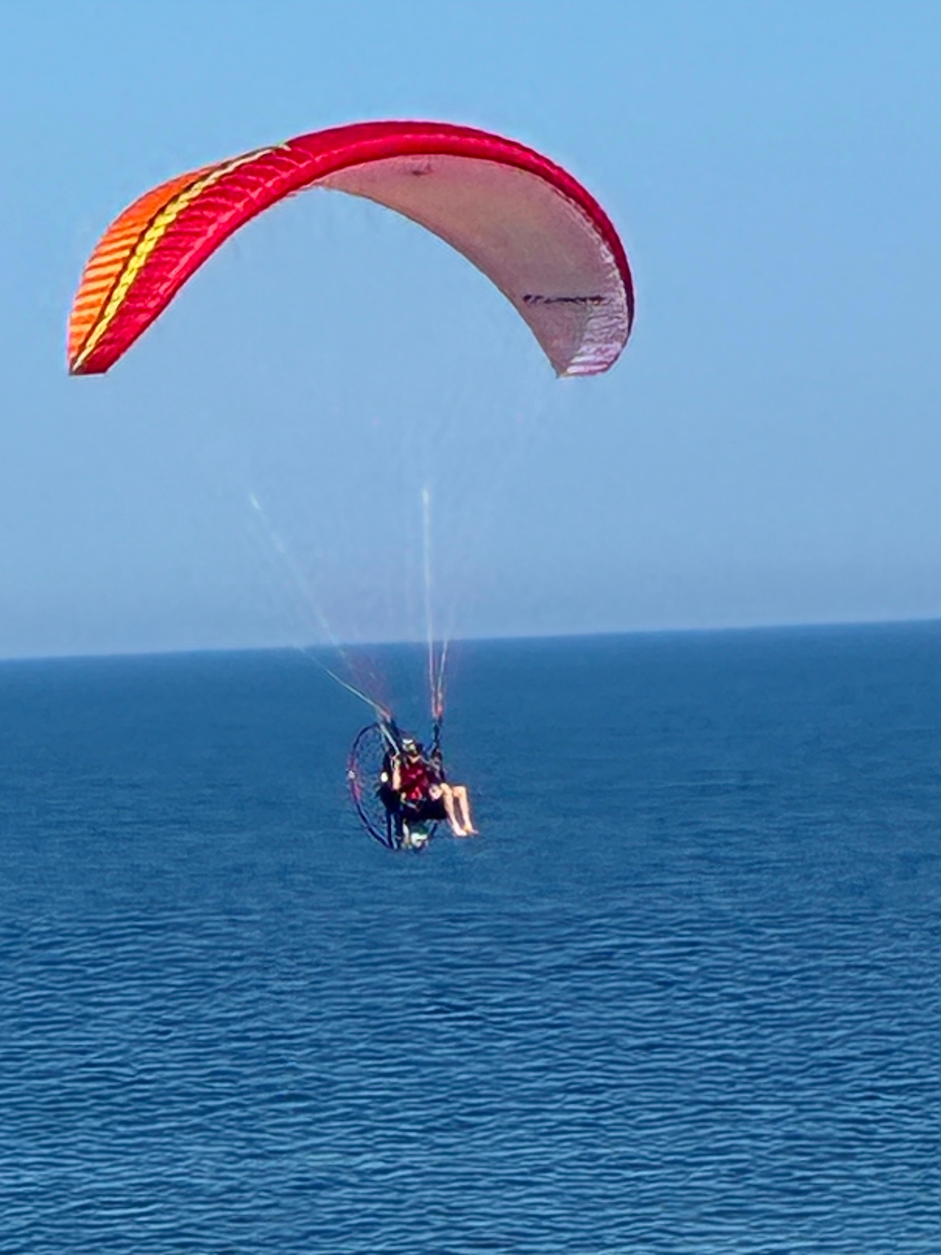 Fun watching from balcony