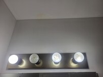 Light bulb out on bathroom