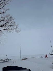View of Lake Michigan from Hot Tub.
