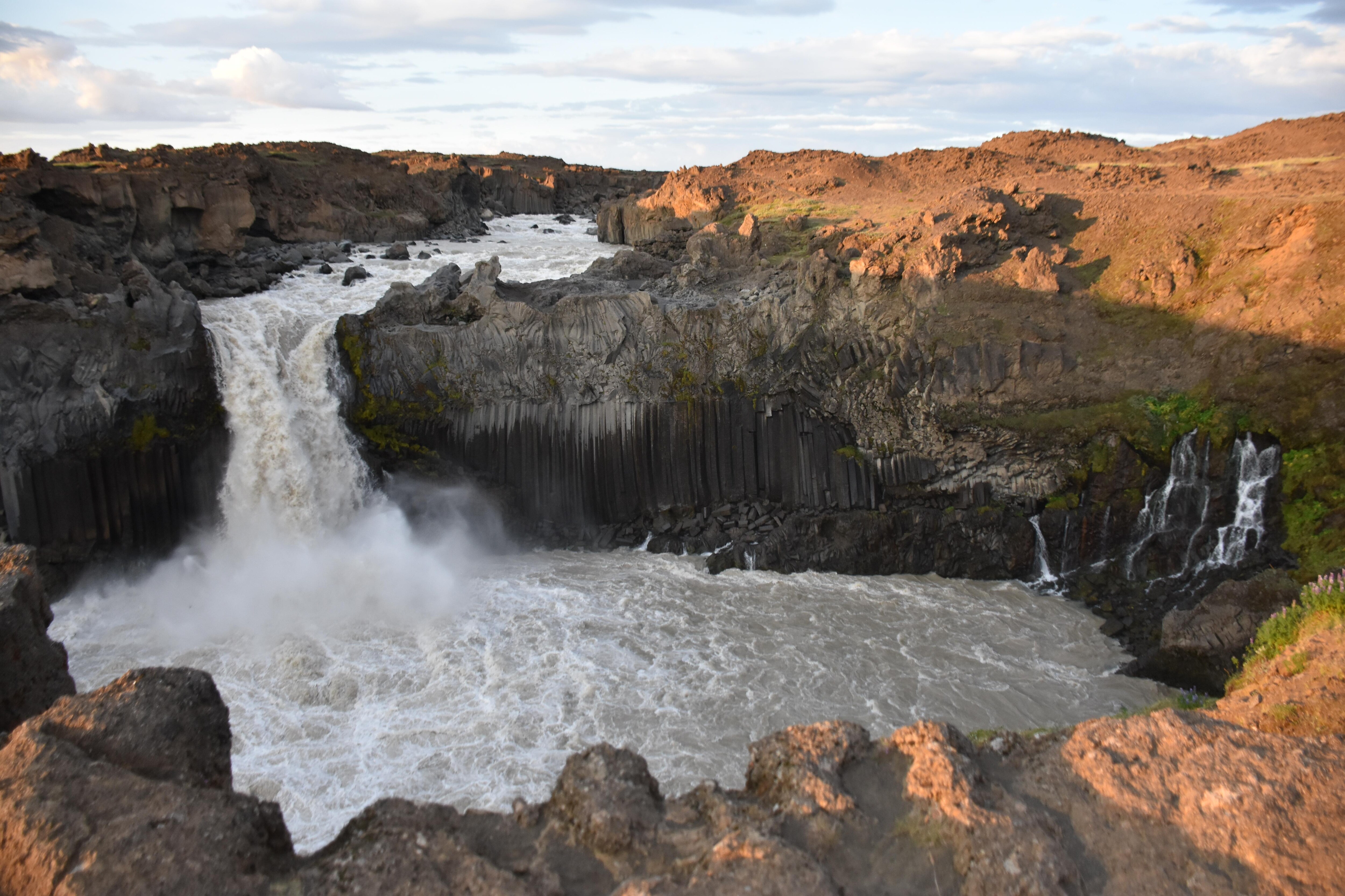 Aldeyjarfoss - drive a bit south of the property, go through a couple closed gates. Magnificent