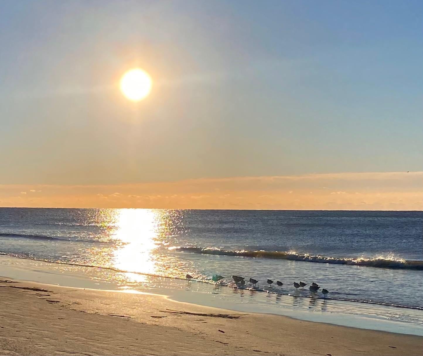 Sunrise on the beach 
