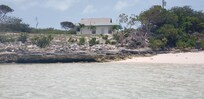 The house from water.