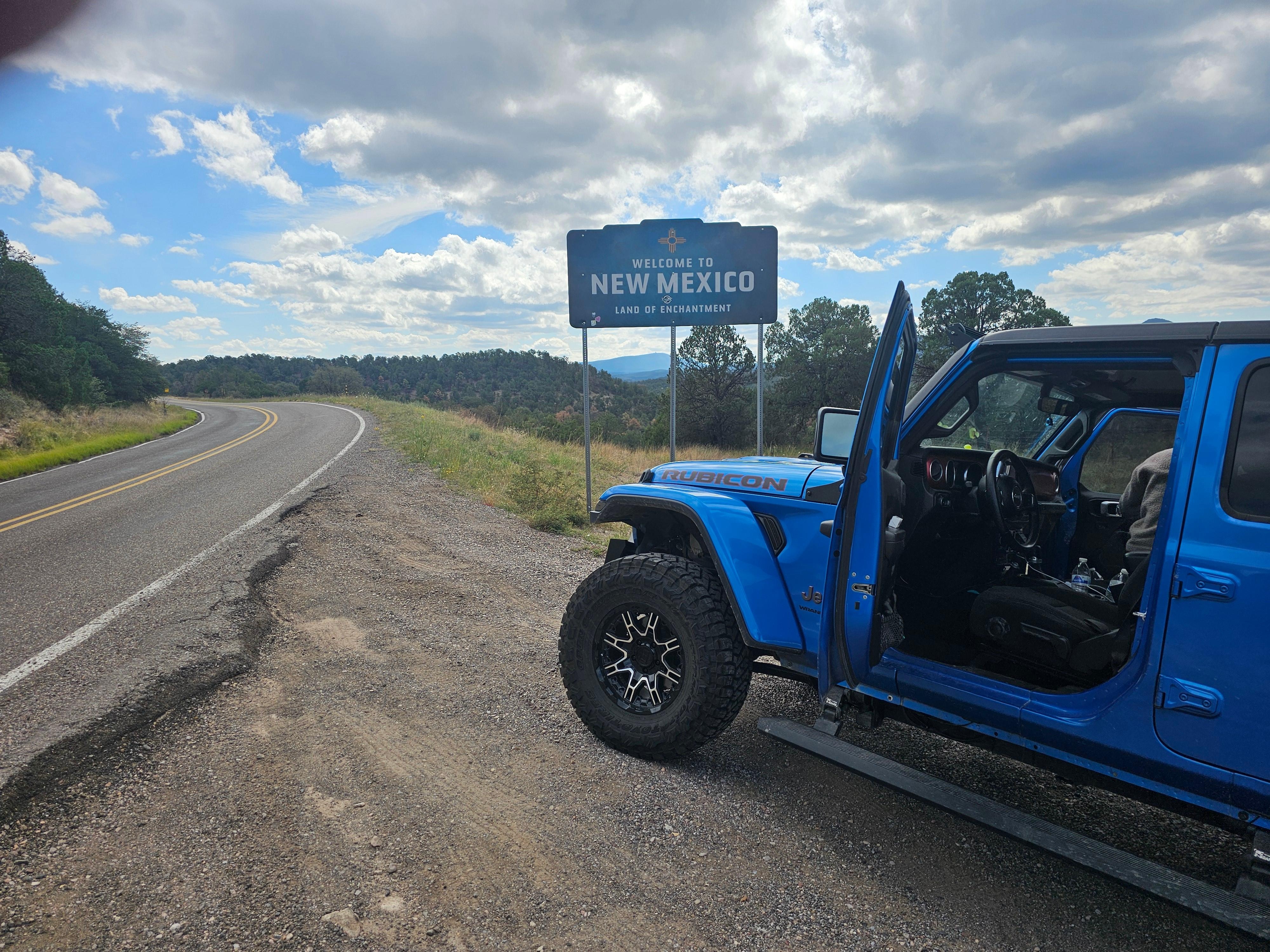Made it to new mexico had a great stay at the catwalk, wonderful 