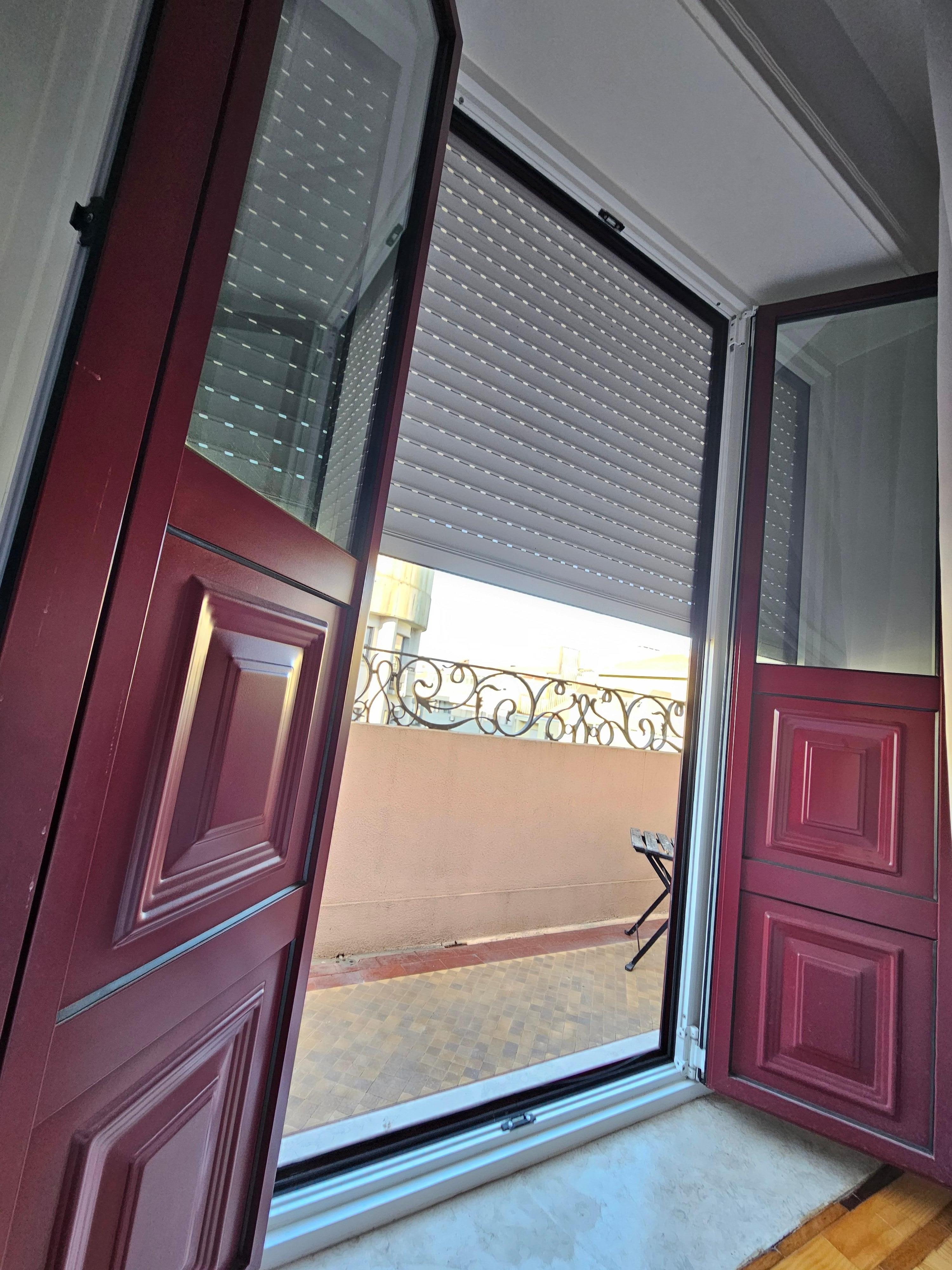 Bedroom view of city