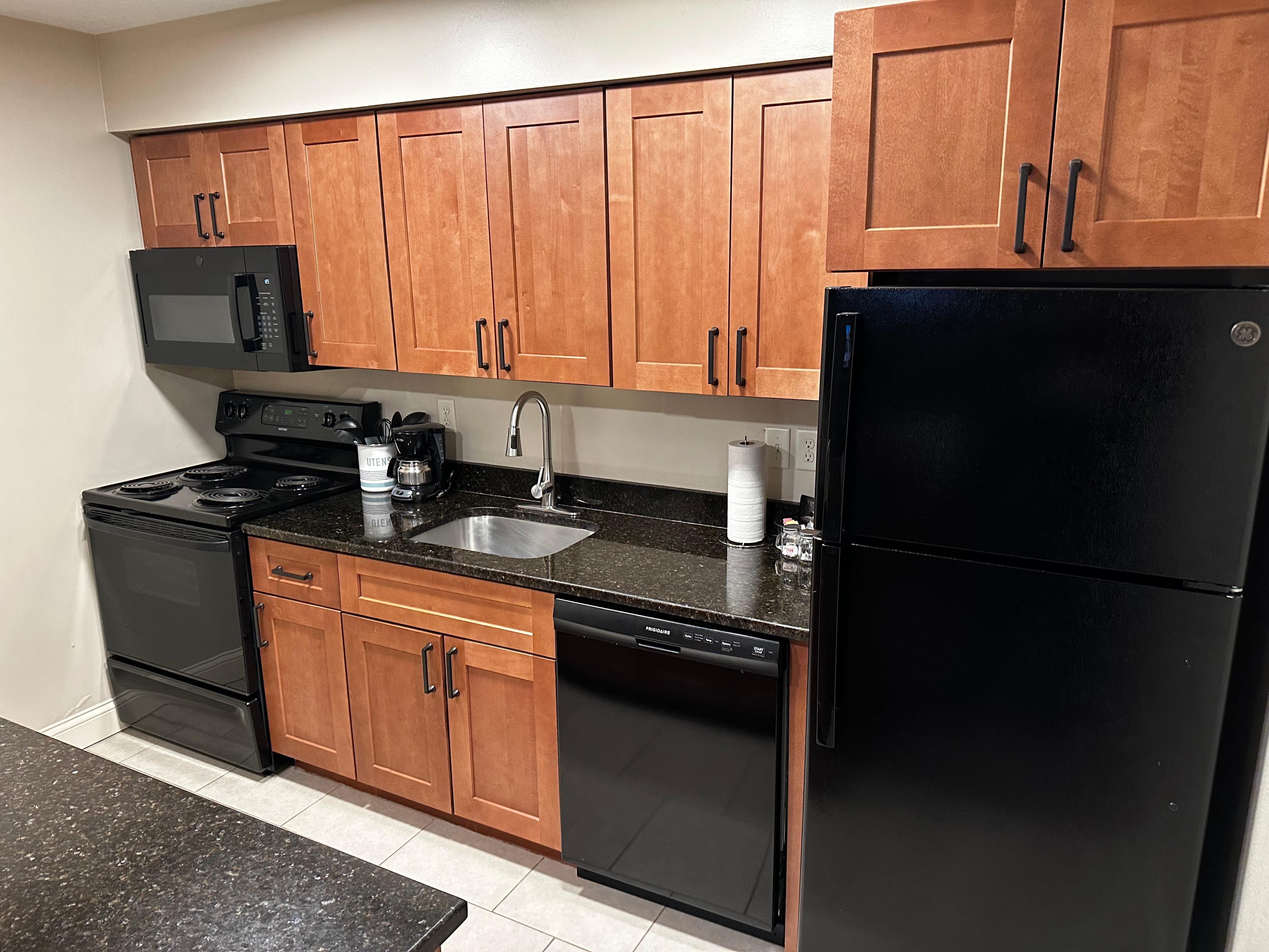 Well equipped kitchen