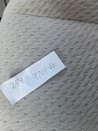How we were given our room number and combination for our door.