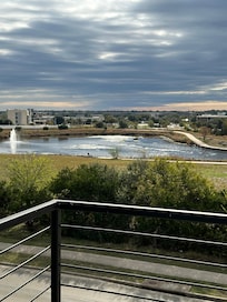 The view from the balcony off the living room.