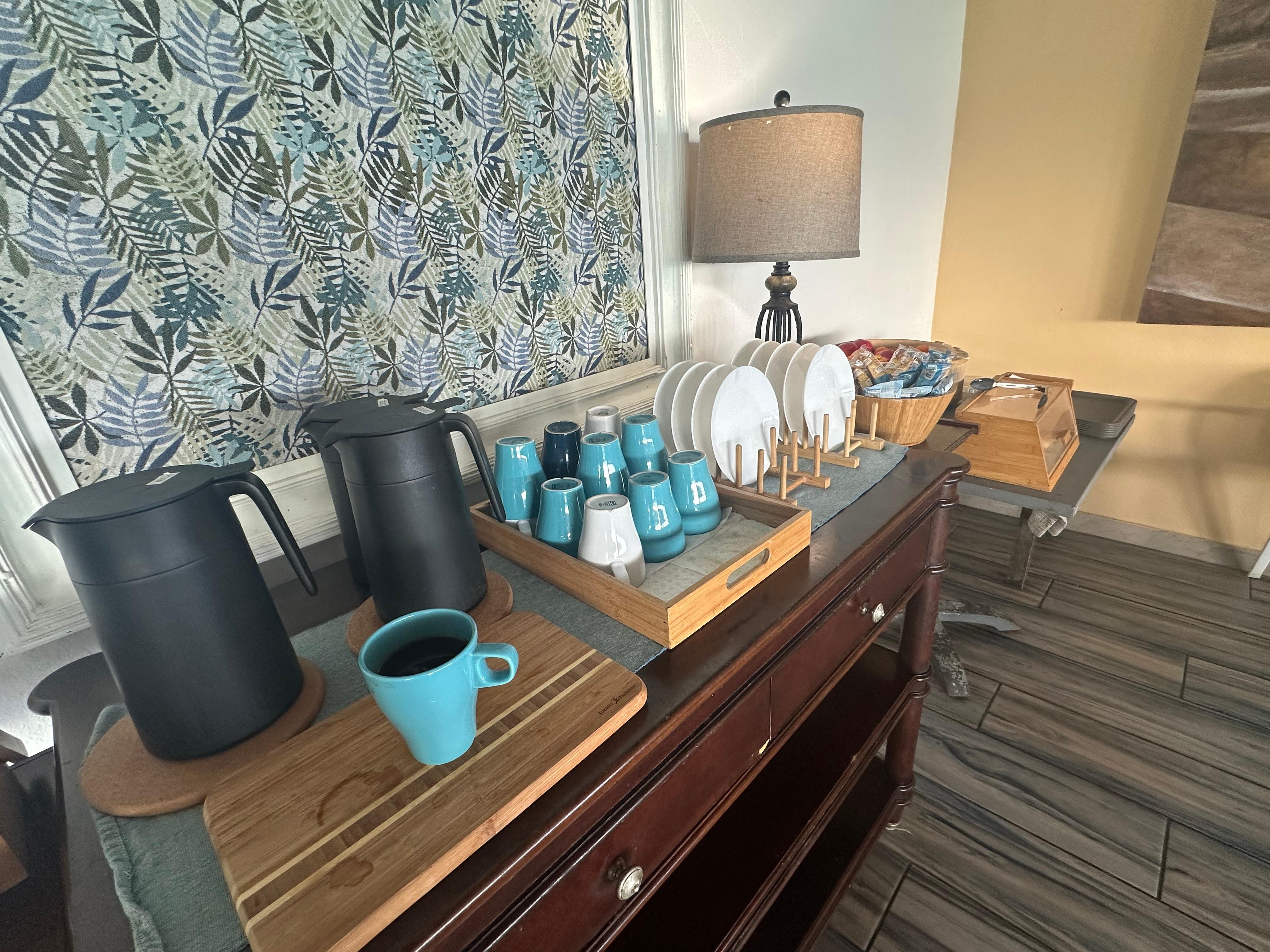 Continental breakfast. 