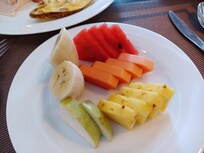 朝食フルーツ