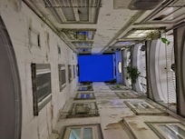View from inside building