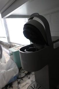 Spider web inside the Keurig