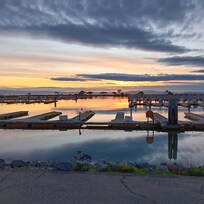 Marina sunset.