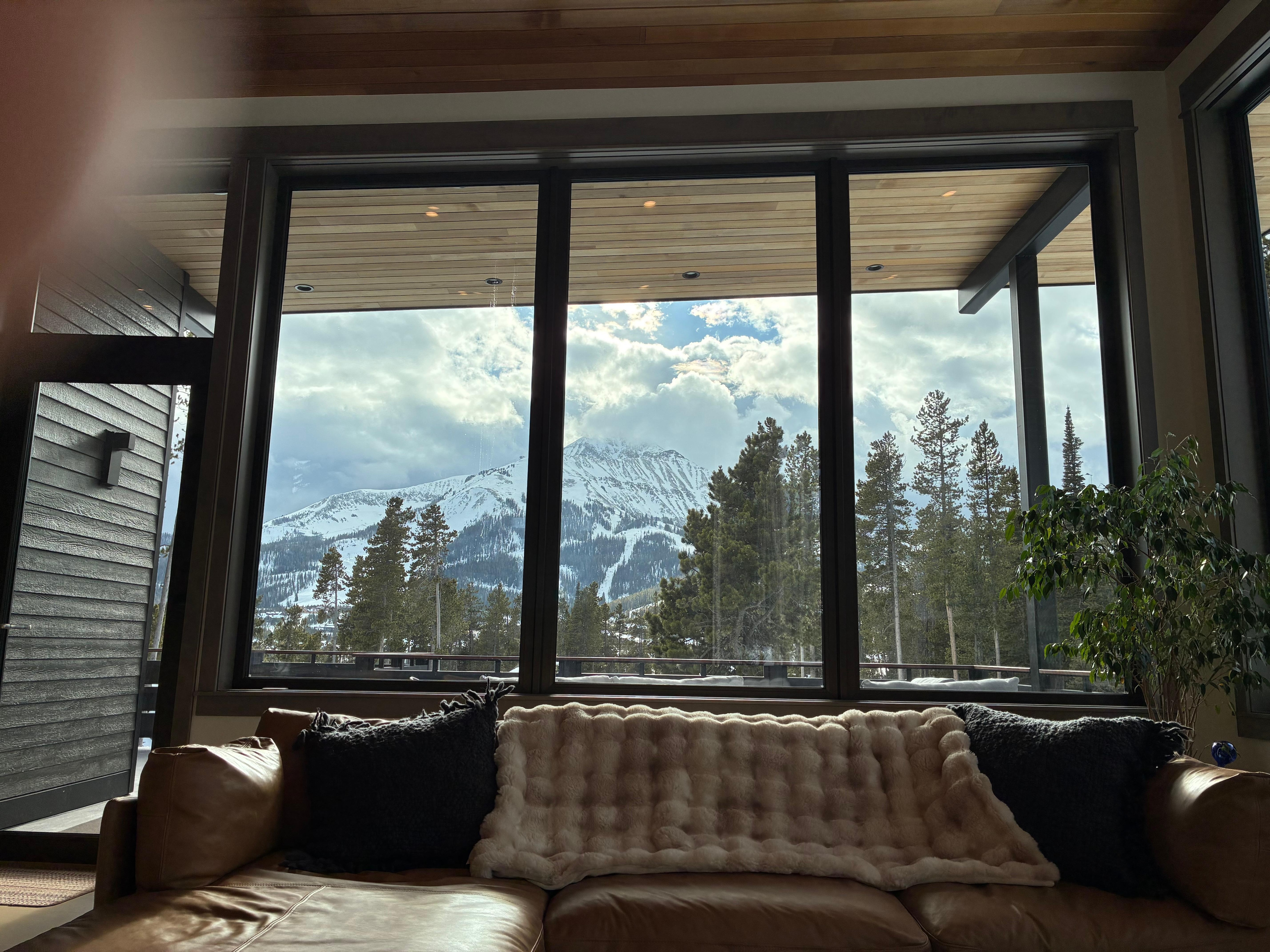 View from upstairs living room