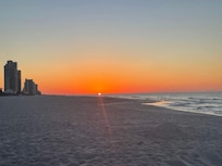 Sunrise on the beach