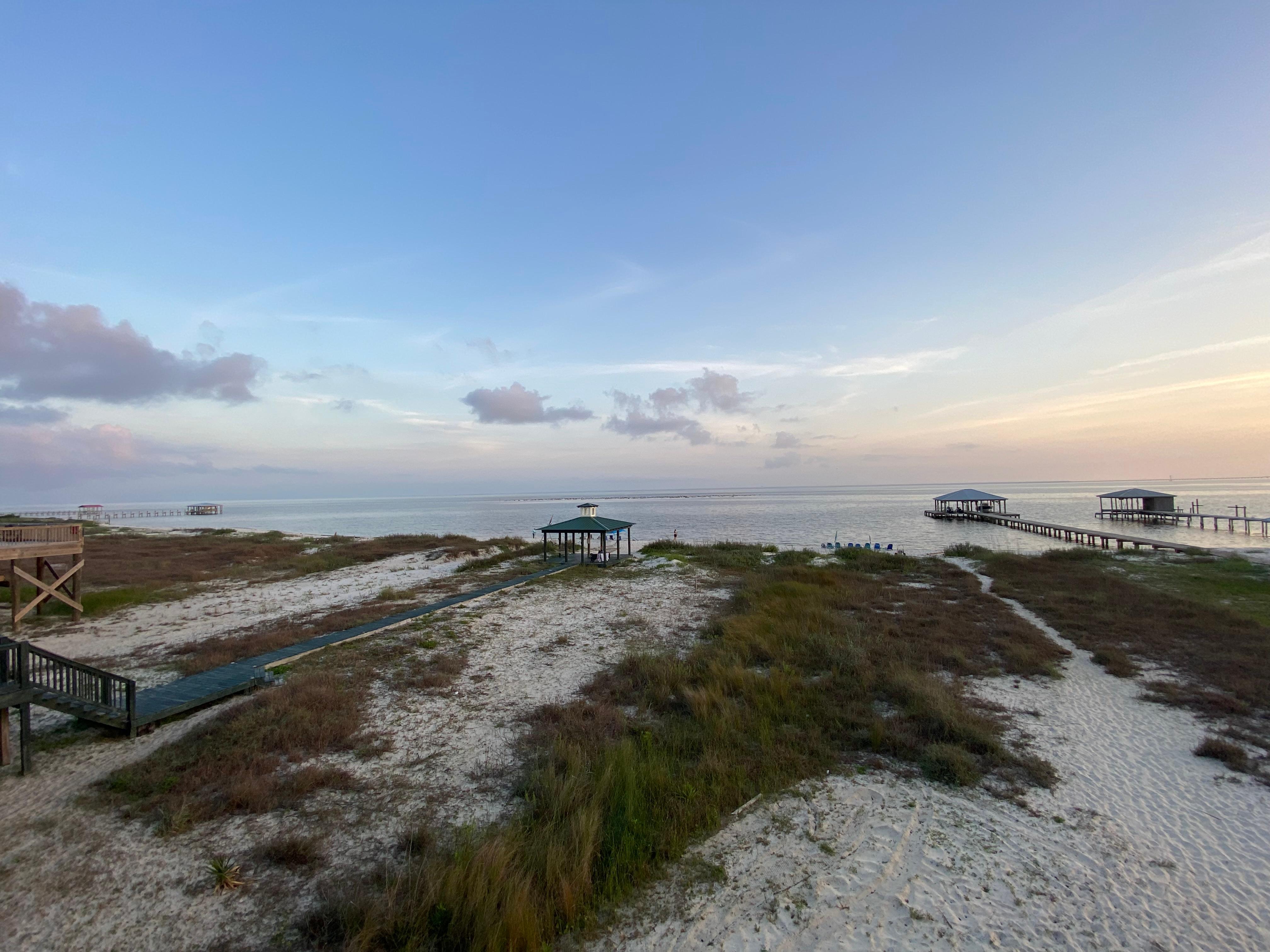 Beautiful access to our private area. 