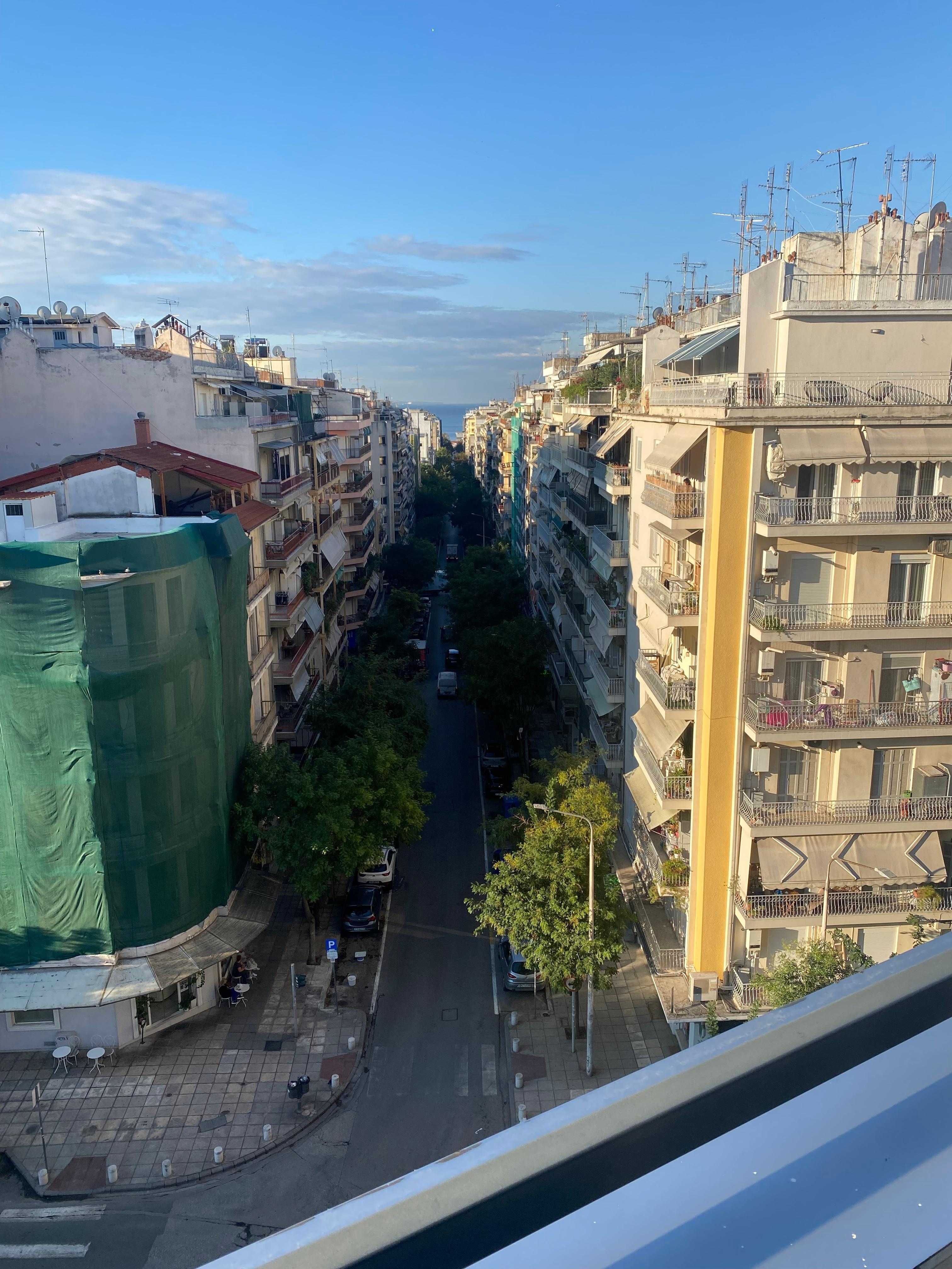 Udsigten fra vores værelse 👍.