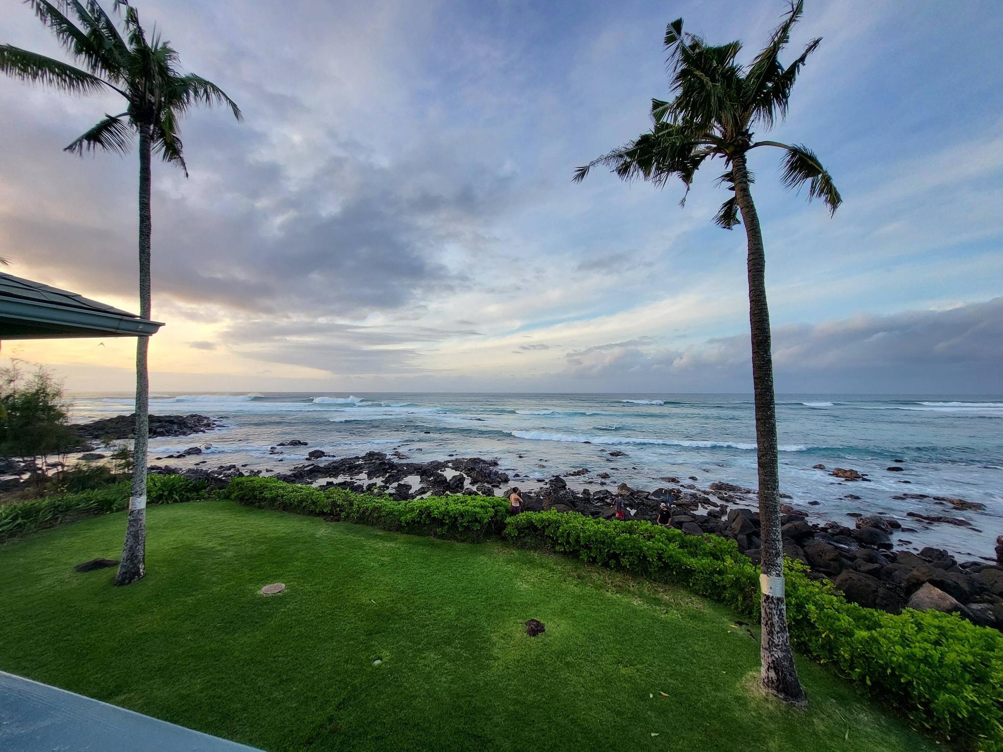 From the upper lanai