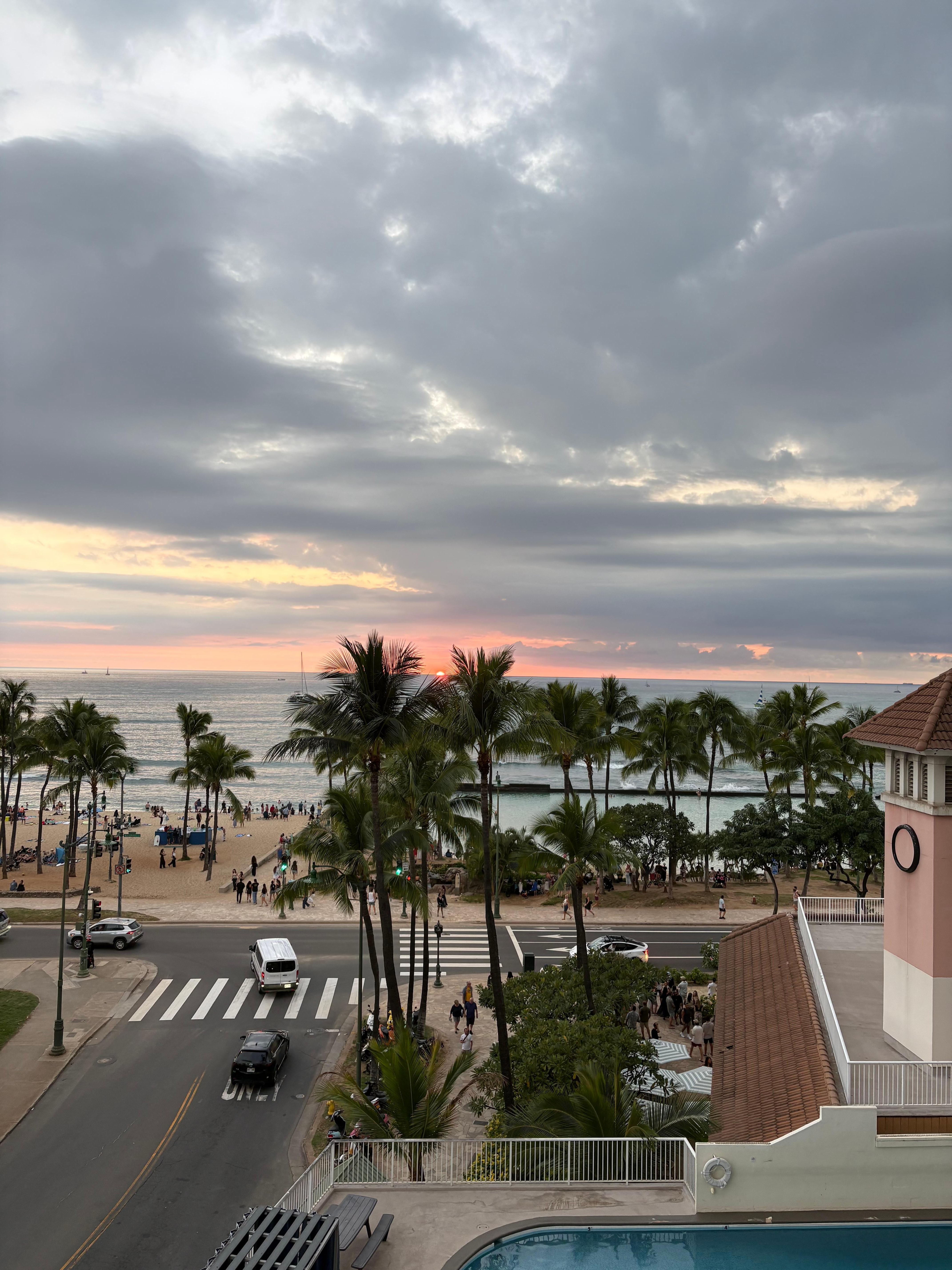 Another angle of our room view 