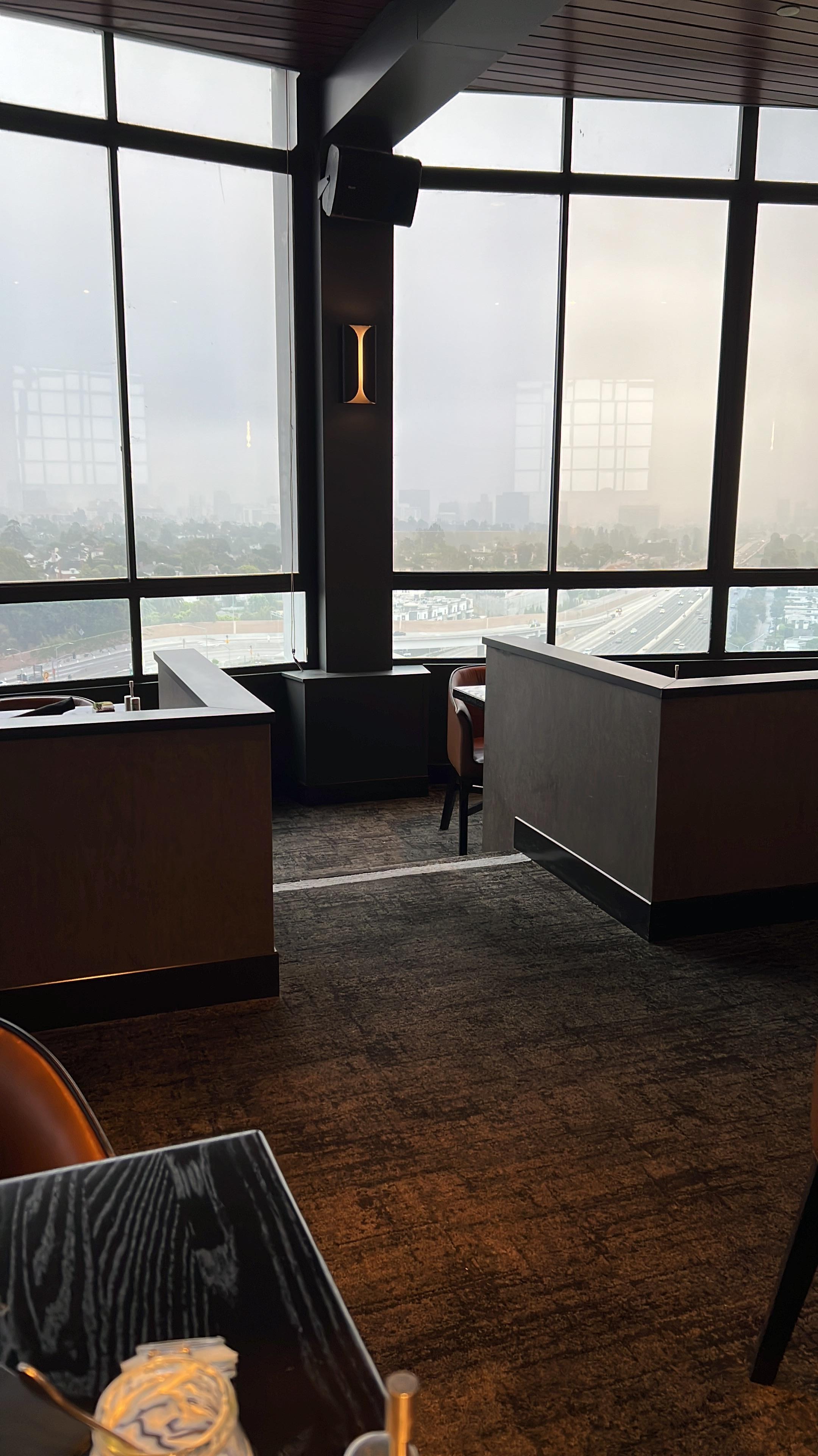 View from restaurant