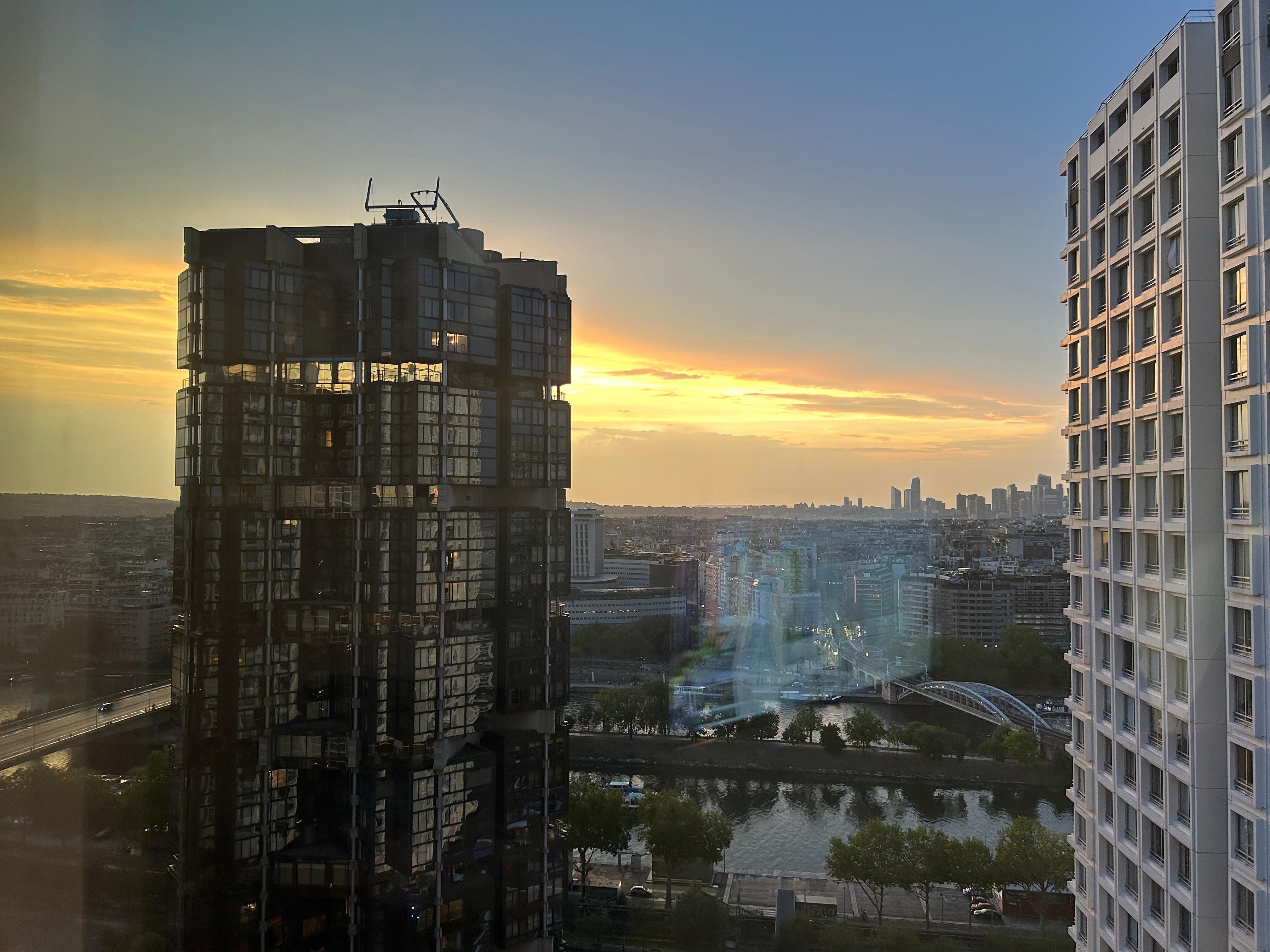 Evening view from room